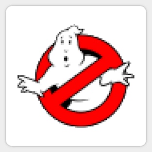 Ghostbusters 16-bit Retro Logo Sticker